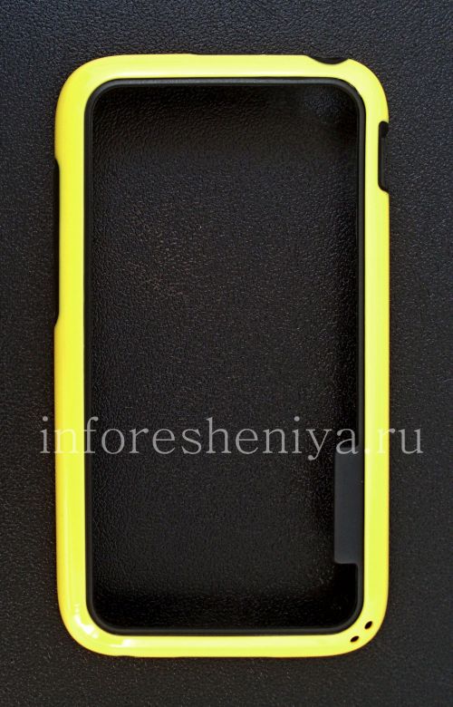 Photogallery for Silicone Case bumper-dikemas untuk BlackBerry Q5, kuning product