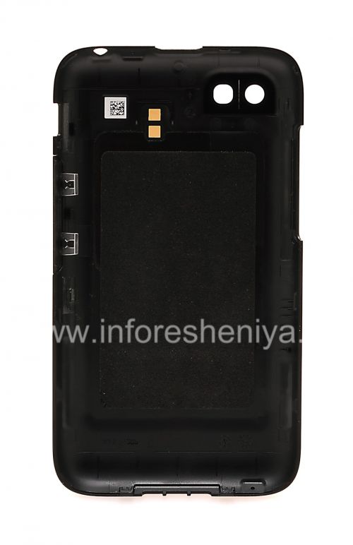 Photogallery for BlackBerry Q5のためのオリジナルバックカバー, ブラック product