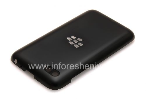 Photogallery for BlackBerry Q5のためのオリジナルバックカバー, ブラック product