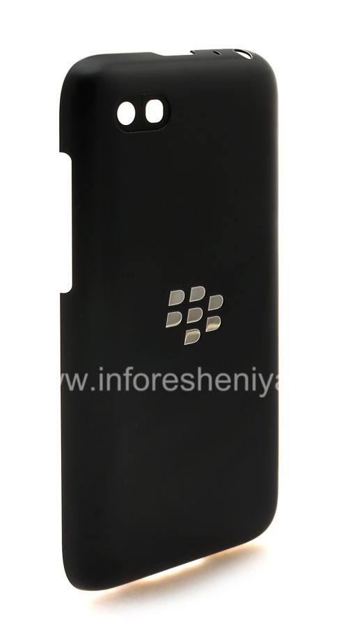 Photogallery for BlackBerry Q5のためのオリジナルバックカバー, ブラック product