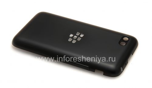 Photogallery for BlackBerry Q5のためのオリジナルバックカバー, ブラック product