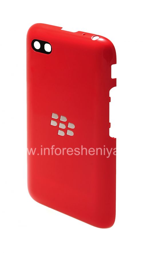 Photogallery for BlackBerry Q5のためのオリジナルバックカバー, レッド product