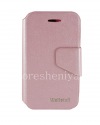 Photo 1 — Signature Kulit Kasus pembukaan horisontal Wallston Colorful Kasus Smart untuk BlackBerry Q5, mawar halus