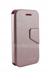Photo 6 — Signature Leather Case ouverture horizontale Smart Case Colorful Wallston pour BlackBerry Q5, rose délicate