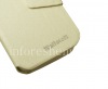 Photo 5 — Signature Leather Case ouverture horizontale Smart Case Colorful Wallston pour BlackBerry Q5, Lait Blanc