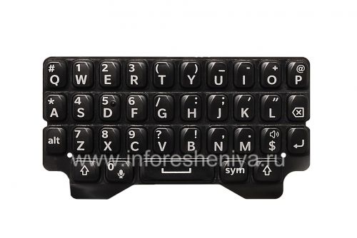 Photogallery for El teclado BlackBerry Q5 original en Inglés, Negro product