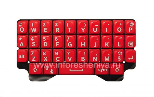 Photogallery for El teclado BlackBerry Q5 original en Inglés, Rojo product