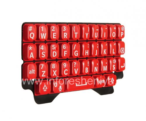 Photogallery for El teclado BlackBerry Q5 original en Inglés, Rojo product