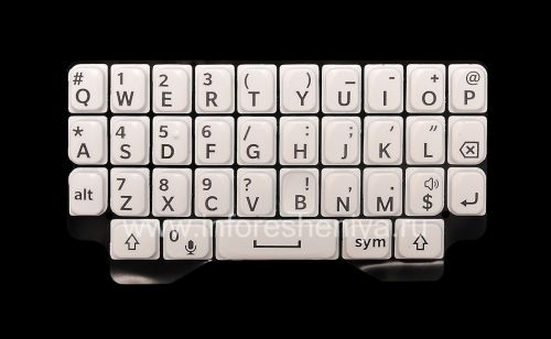 Photogallery for El teclado BlackBerry Q5 original en Inglés, Color blanco product