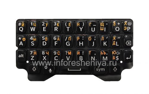 Photogallery for Keyboard Rusia BlackBerry Q5 (ukiran), hitam product