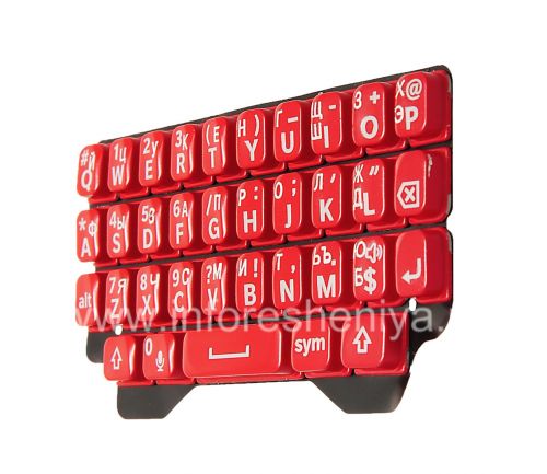 Photogallery for Keyboard Rusia BlackBerry Q5 (ukiran), merah product