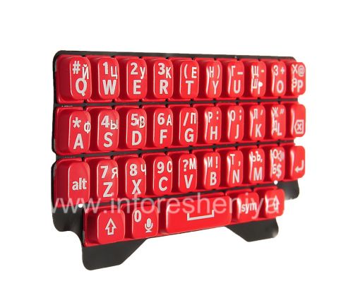 Photogallery for Keyboard Rusia BlackBerry Q5 (ukiran), merah product