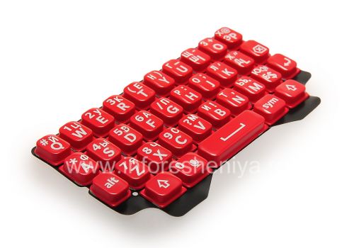 Photogallery for Keyboard Rusia BlackBerry Q5 (ukiran), merah product