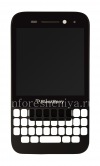 Photo 1 — স্পর্শ পর্দা এবং কোনো কিছুর সরু ফ্রেম সঙ্গে মূল LCD স্ক্রিন সমাবেশ BlackBerry Q5 থেকে, ব্ল্যাক স্ক্রিন টাইপ 001/111