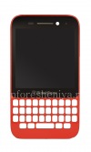 Photo 1 — Original assemblage d'écran LCD avec écran tactile et de la lunette à BlackBerry Q5, Rouge Type, Écran 001/111