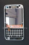 Photo 2 — Layar LCD asli perakitan dengan layar sentuh dan bezel ke BlackBerry Q5, Putih, layar jenis 001/111
