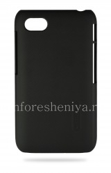 Cubierta de plástico Corporativa, cubrir Nillkin esmerilado Escudo de BlackBerry Q5, Negro