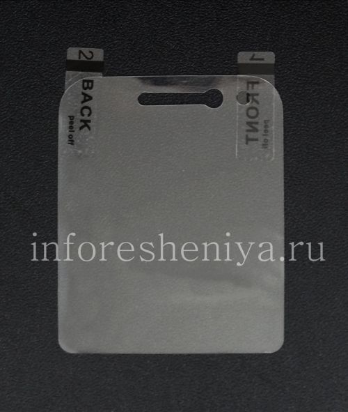 Photogallery for Display-Schutzfolie für blendfreie BlackBerry Q5, transparent matt product
