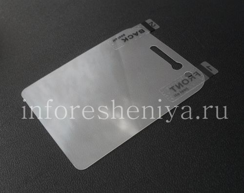 Photogallery for Display-Schutzfolie für blendfreie BlackBerry Q5, transparent matt product