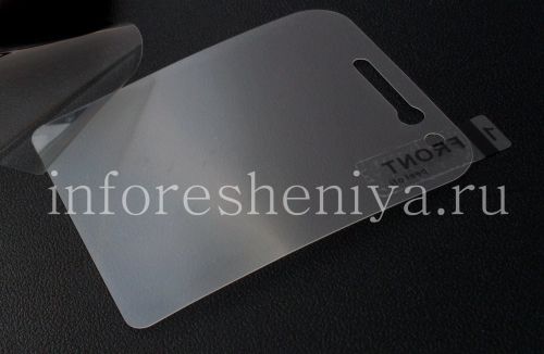 Photogallery for Display-Schutzfolie für blendfreie BlackBerry Q5, transparent matt product
