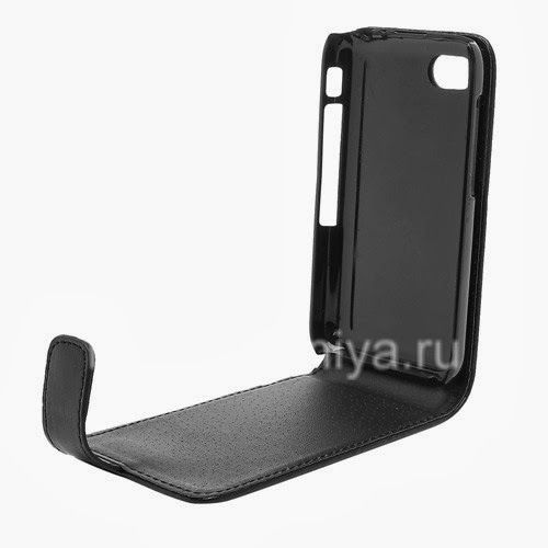 Photogallery for BlackBerry Q5 के लिए खड़ी खोलने के साथ चमड़ा प्रकरण कवर, काले, ठीक बनावट product