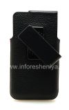 Photo 5 — Original Leather Case with Clip for Leather Swivel Holster BlackBerry Z10 / 9982, Black