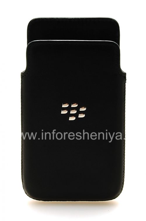 Photogallery for Original Case-Tasche Ledertasche Tasche für Blackberry-Z10 / 9982, Black (Schwarz) product
