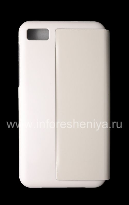 Photogallery for غطاء الأصلي مجتمعة فتح أفقيا فليب شل القضية لبلاك بيري Z10, الأبيض (وايت) product