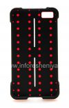 Photo 2 — 原来的塑料盖，盖带支架功能变换硬壳案例BlackBerry Z10, 红色（红色）
