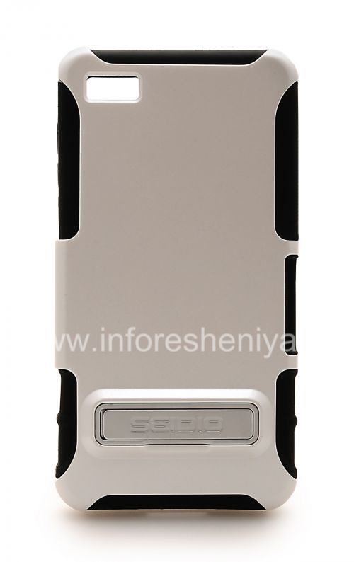 Photogallery for Corporate Case ruggedized Seidio Active Case with metal stand for BlackBerry Z10, Glossy White product