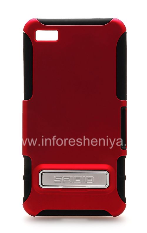Photogallery for Corporate Case ruggedized Seidio Active Case with metal stand for BlackBerry Z10, Garnet Red product