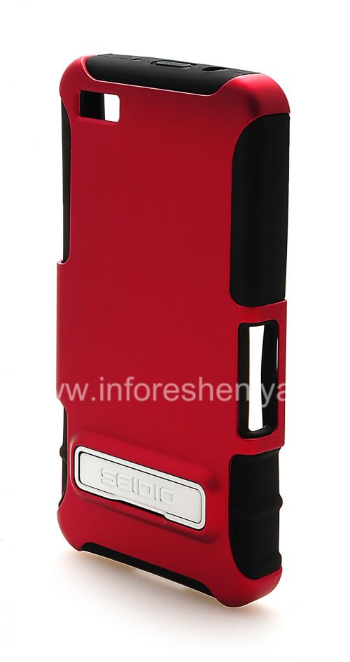 Photogallery for Corporate Case ruggedized Seidio Active Case with metal stand for BlackBerry Z10, Garnet Red product