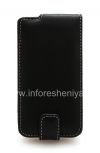 Photo 1 — Signature Ledertasche handgefertigt Monaco Flip / Book Type Ledertasche für Blackberry-Z10, Black (Schwarz), vertikal öffnenden (Flip)
