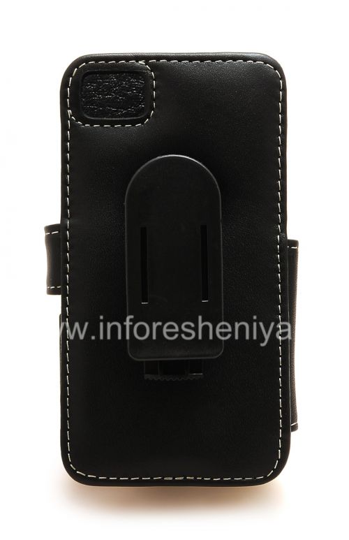 Photogallery for Signature Kulit Kasus handmade Monaco Balik / Book Jenis Kulit Kasus untuk BlackBerry Z10, Hitam (Black), pembukaan horizontal (Buku) product