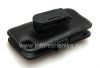 Photo 11 — / Étui en cuir Signature cuir Case main de Monaco Flip Type de livre pour le BlackBerry Z10, Noir (Noir), ouverture horizontale (Livre)