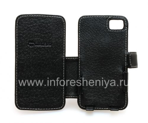 Photogallery for Signature Kulit Kasus handmade Monaco Balik / Book Jenis Kulit Kasus untuk BlackBerry Z10, Hitam (Black), pembukaan horizontal (Buku) product