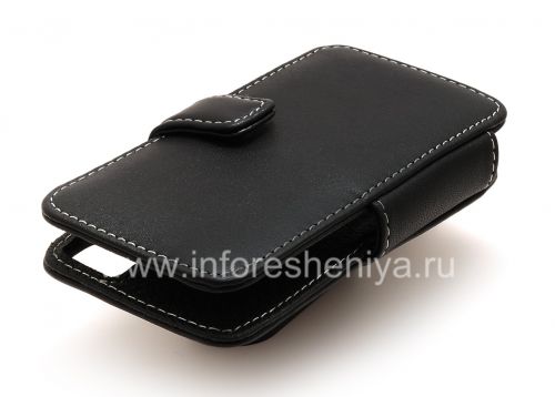 Photogallery for Signature Kulit Kasus handmade Monaco Balik / Book Jenis Kulit Kasus untuk BlackBerry Z10, Hitam (Black), pembukaan horizontal (Buku) product