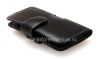 Photo 3 — Signature Leather Case-Tasche handgefertigt Clip Monaco Vertikale / Horizontale Pouch Type Ledertasche für Blackberry-Z10 / 9982, Schwarz (Black), Horizontal (Horizontale)