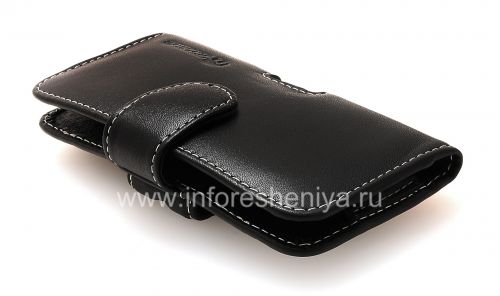 Photogallery for Clip main Case-poche Signature cuir Monaco Vertical / Horisontal Housse Type de cuir pour le BlackBerry Z10 / 9982, Noir (Noir), Horizontal (Horisontal) product