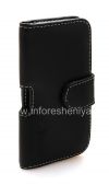 Photo 6 — Signature Leather Case-Tasche handgefertigt Clip Monaco Vertikale / Horizontale Pouch Type Ledertasche für Blackberry-Z10 / 9982, Schwarz (Black), Horizontal (Horizontale)