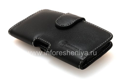 Photogallery for Clip main Case-poche Signature cuir Monaco Vertical / Horisontal Housse Type de cuir pour le BlackBerry Z10 / 9982, Noir (Noir), Horizontal (Horisontal) product