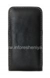Photo 1 — Signature Leather Case-Tasche handgefertigt Clip Monaco Vertikale / Horizontale Pouch Type Ledertasche für Blackberry-Z10 / 9982, Schwarz (Black), Porträt (vertikal)