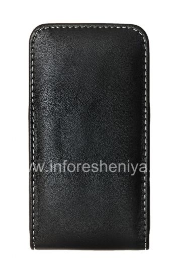Signature Leather Case-Tasche handgefertigt Clip Monaco Vertikale / Horizontale Pouch Type Ledertasche für Blackberry-Z10 / 9982