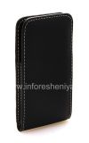 Photo 3 — Signature Leather Case-Tasche handgefertigt Clip Monaco Vertikale / Horizontale Pouch Type Ledertasche für Blackberry-Z10 / 9982, Schwarz (Black), Porträt (vertikal)