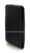 Photo 4 — Signature Leather Case-Tasche handgefertigt Clip Monaco Vertikale / Horizontale Pouch Type Ledertasche für Blackberry-Z10 / 9982, Schwarz (Black), Porträt (vertikal)