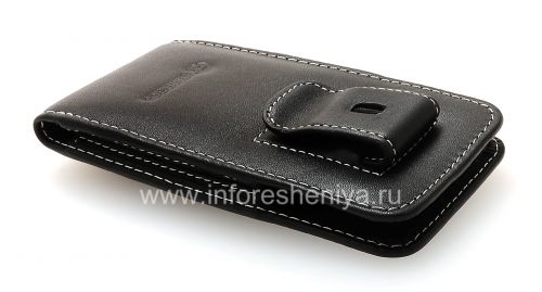 Photogallery for Clip main Case-poche Signature cuir Monaco Vertical / Horisontal Housse Type de cuir pour le BlackBerry Z10 / 9982, Noir (Noir), Portrait (Vertical) product