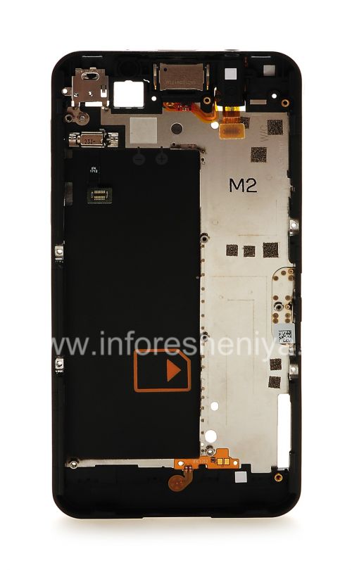 Photogallery for ブラックベリーZ10用オリジナルのベゼル・アセンブリー, ブラック、T1 product
