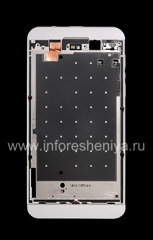 Photogallery for ブラックベリーZ10用オリジナルのベゼル・アセンブリー, ホワイト、T1 product