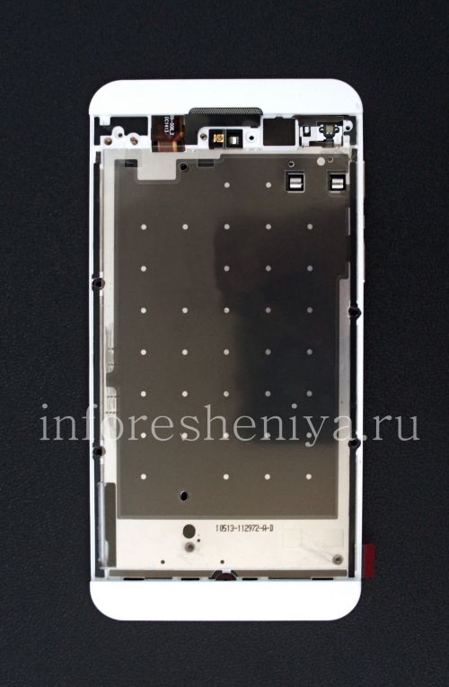 Photogallery for ブラックベリーZ10用オリジナルのベゼル・アセンブリー, ホワイト、T2 product