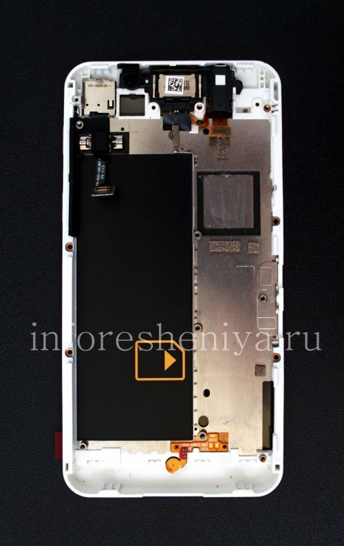 Photogallery for ブラックベリーZ10用オリジナルのベゼル・アセンブリー, ホワイト、T2 product